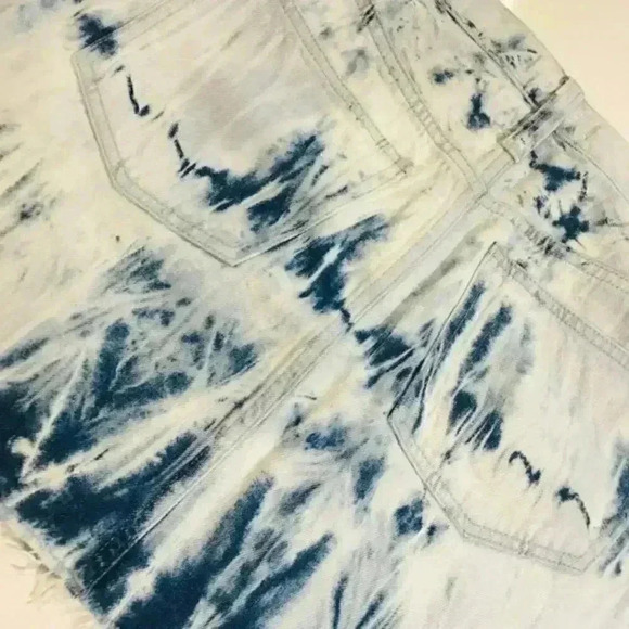 Madewell Tie Dye Denim Skirt Tie Dye Size 27 - Picture 4 of 8